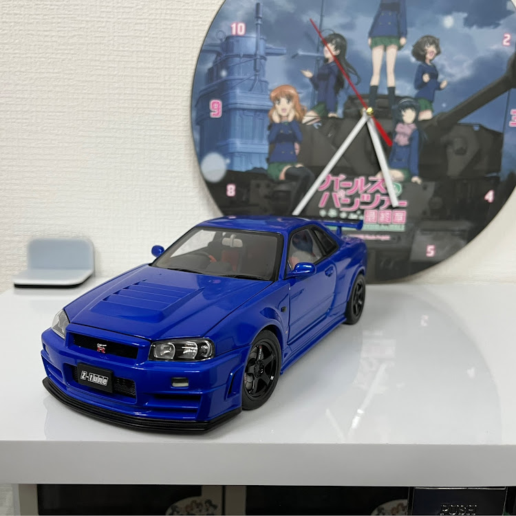 ランサーエボリューションのオートアート1/18・DIY・ホイール補修・ミニカーコレクション・R34に関するカスタム事例の投稿画像5枚目