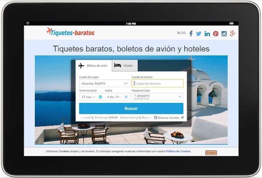 Tiquetes Baratos Screen 2