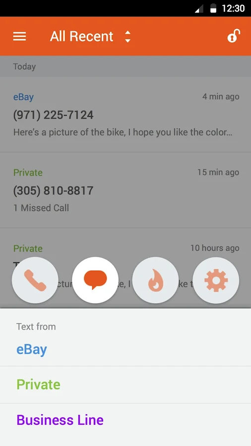    Burner - Smart Phone Numbers- screenshot  