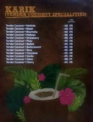 Juice Hut menu 1