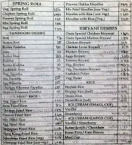 Oasis Family Restaurant menu 2