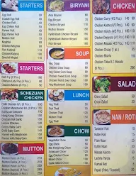 Bangaliaana menu 2