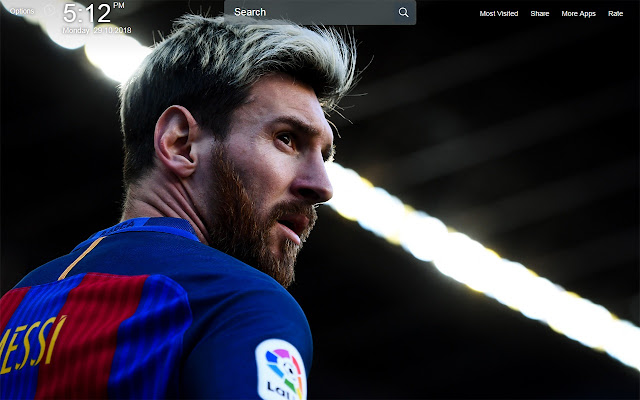 Lionel Messi Wallpapers Theme New Tab