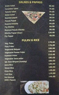 Parwani's Bombay Halwa House menu 8