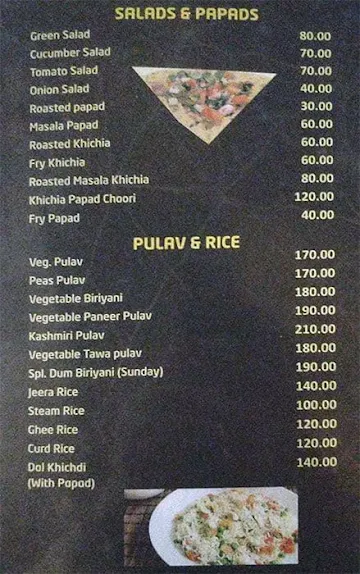 Parwani's Bombay Halwa House menu 