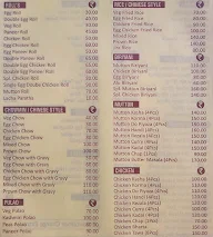 Unique Hotel And Restaurant menu 2