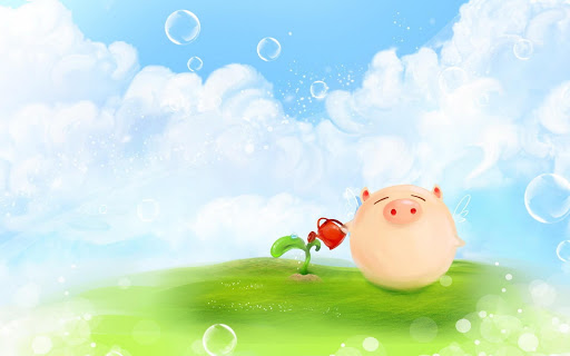 Cute Pig Live Wallpaper