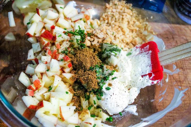 Filling Mixture In A Bowl.