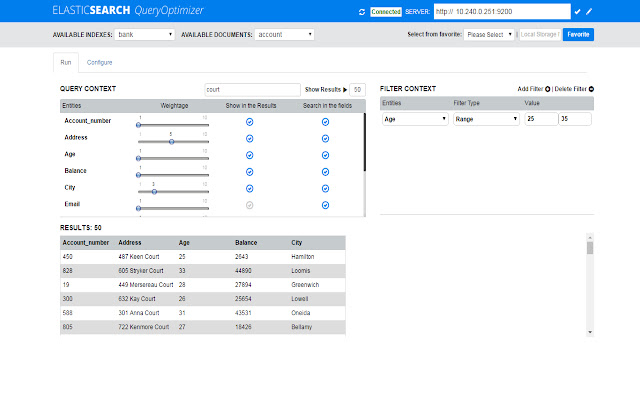 ElasticSearch Query builder