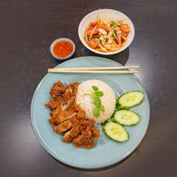 Papaya Salad Set with Rice