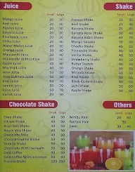 Royal Juice Bar menu 1