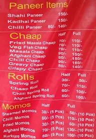 Goldy Fast Food Corner menu 1