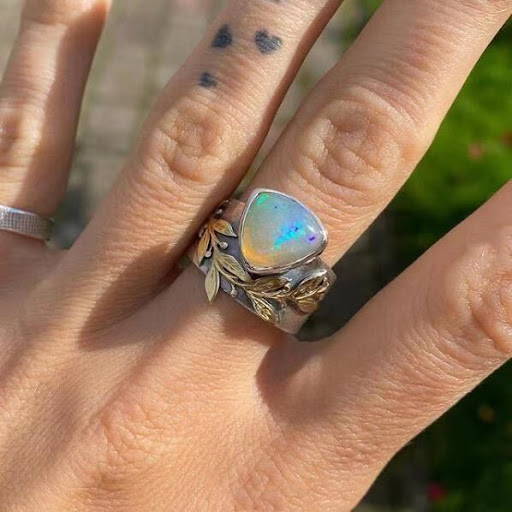 Title 4, Fashionable Geometric Style Retro Ring for Wome...
