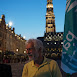 Abendessen der Reisegruppe am Marktplatz von Arras.JPG