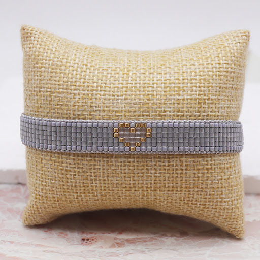 Title 9, Simple Heart Bracelet Hand-woven. A perfect gif...