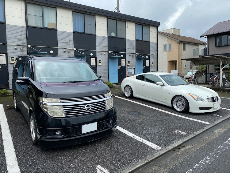 スカイラインクーペの納車・E51エルグランド・いらっしゃいませ ♪・洗車に関するカスタム事例の投稿画像1枚目