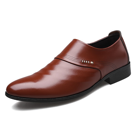 Title 6, Mens casual pointed leather shoes for everyday...