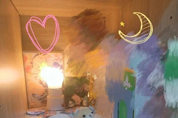 グッズを晒すだけの部屋