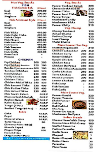 Fish Corner Dhaba menu 2