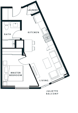 1 Bed 1 Bath
