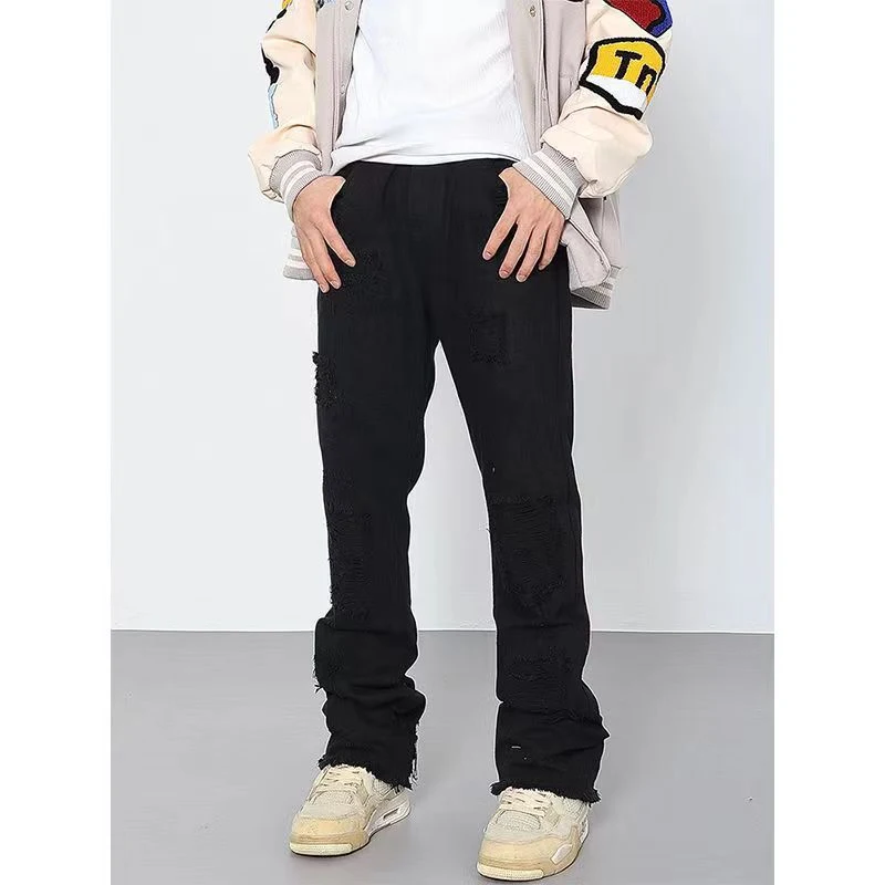 Jeans Rotos con Dobladillo Deshilachado Modernos para Hombre y Mujer Estilo Casual Cómodo y a la Moda Perfectos para Cualquier Ocasión