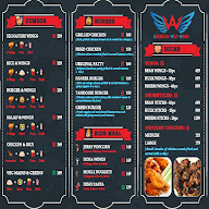 American Wild Wings menu 1