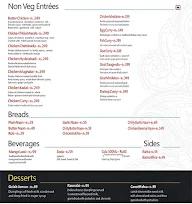 Bharat Bistro menu 1