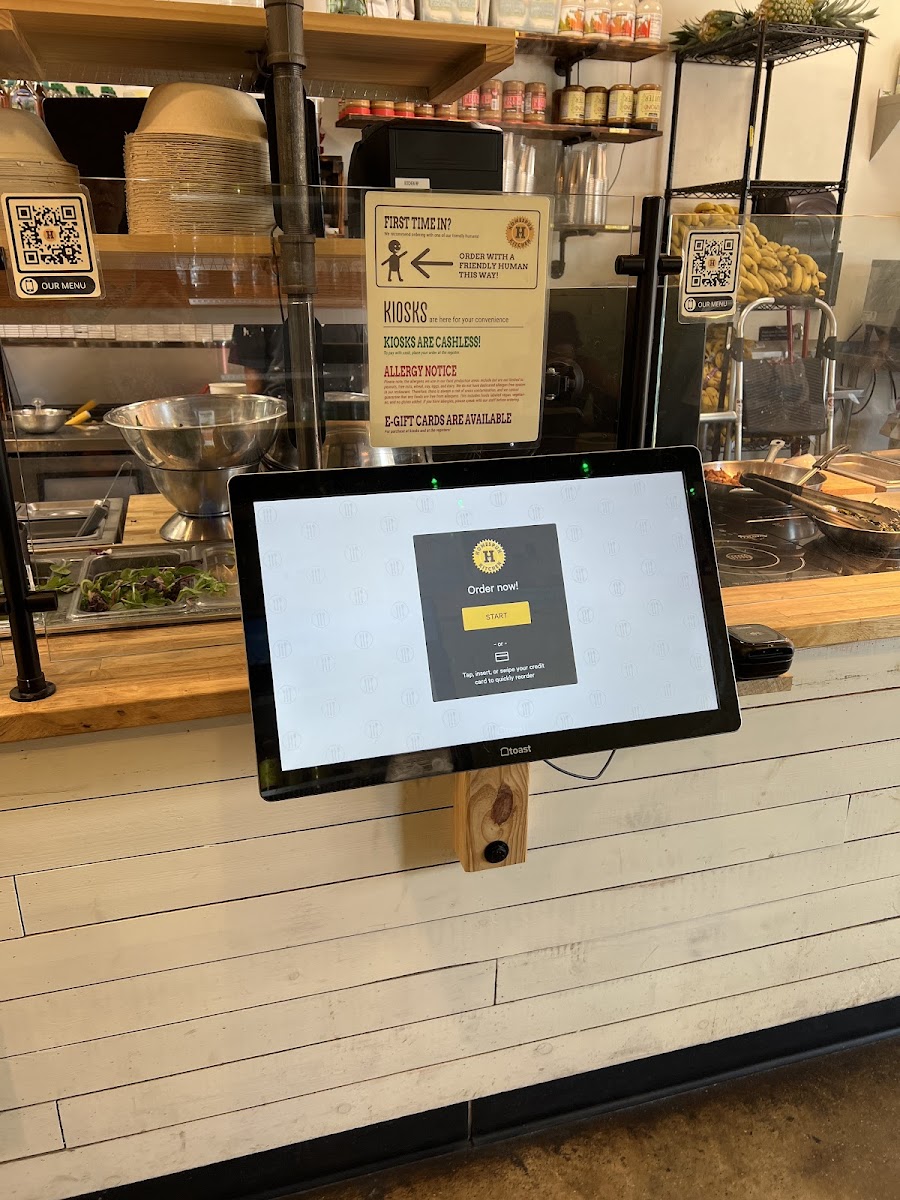 Kiosk ordering