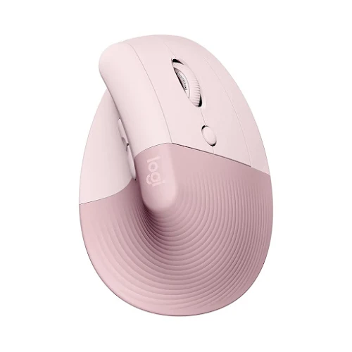 Chuột không dây bluetooth công thái học Logitech Lift Vertical (Hồng)