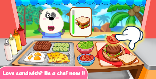 Screenshot Wolfoo Cooking Game - Sandwich