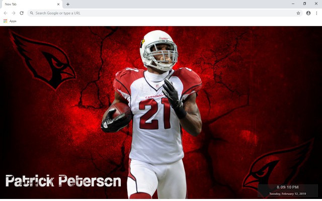 Arizona Cardinals New Tab Theme