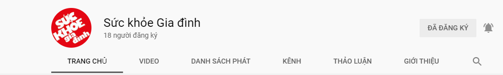 Ra mắt kênh YouTube Sức khỏe Gia đình, thông tin sức khỏe qua video, cập nhật hàng tuần Ra mat kenh YouTube Suc khoe Gia dinh, thong tin suc khoe qua video, cap nhat hang tuan