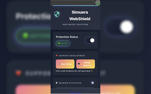Simuera WebShield screenshot 1