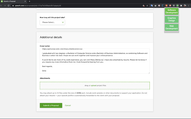 Upwork AutoFiller