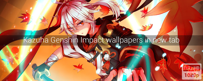 Kazuha Genshin Impact Wallpapers New Tab marquee promo image