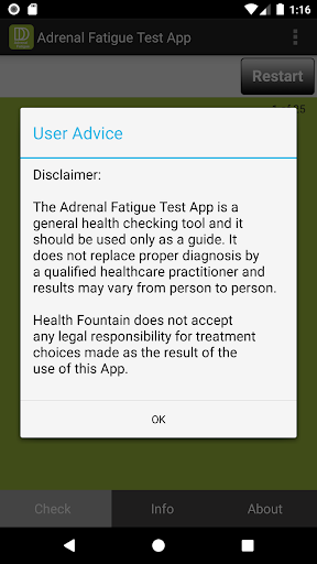 Adrenal Fatigue Test App