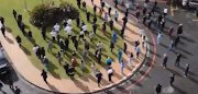 Health-care workers from the Red Cross War Memorial Children's Hospital joined the 'Jerusalema' dance challenge.