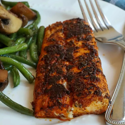 A quick and easy Blackened Mahi Mahi recipe with a flavor-blasted homemade Cajun seasoning. This tasty recipe comes together in about 15 minutes making it easily doable on weeknights.