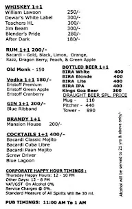 Doffpub and Lounge menu 8