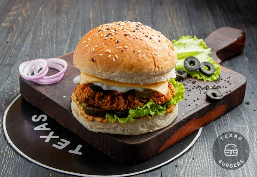 Crispy Chicken Cheese Burger