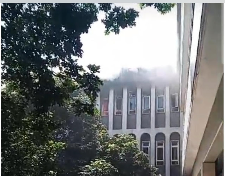 UKZN has opened a case of arson after a venue at its chemistry building at the Westville campus was set alight on Tuesday.