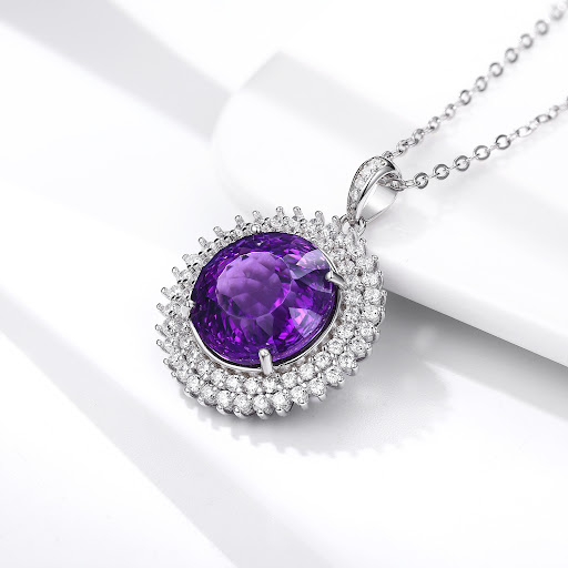 Title 3, S925 Silver Set Round Birds Nest Cut Natural A...