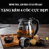 [Tặng Kèm 4 Cốc] Bộ Bình Trà, Ấm Trà Có Lưới Lọc Giá Rẻ Cực Đẹp!