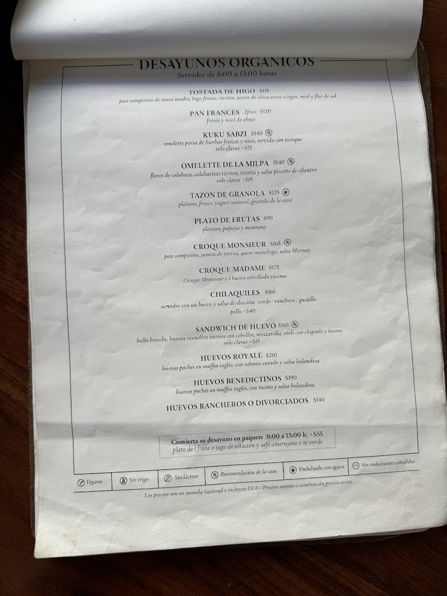 Café Ruta de la Seda gluten-free menu