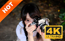 Photography Girl HD Cute Cute New Tabs Theme small promo image