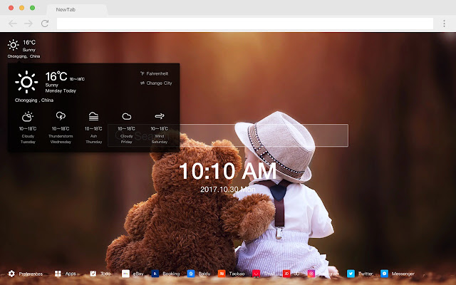 テディベア新しいタブページのhdの壁紙トップの壁紙テーマ