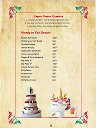 Cakes & More menu 6