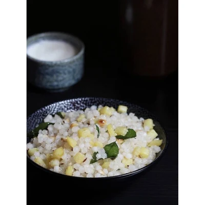 Falahari Sabudana Khichdi With Dahi