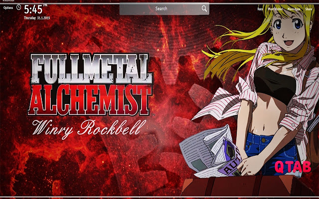 Winry Rockbell Wallpapers New Tab