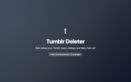 Tumblr Deleter Pro - Delete Posts & Content in Bulk